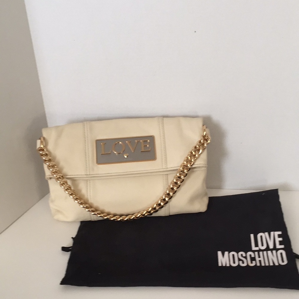 Moschino leather shoulder bag